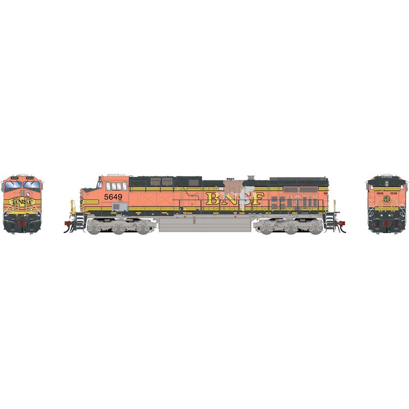 HO GEN AC4400CW Locomotive w/DCC & SOUND, Primed For Grime BNSF #5649