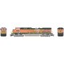 HO GEN AC4400CW Locomotive w/DCC & SOUND, Primed For Grime BNSF #5649