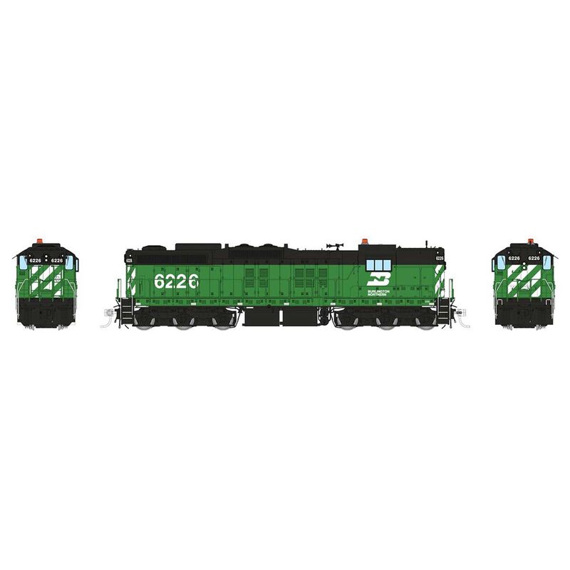 HO EMD SD9 Locomotive: Burlington Northern: #6226