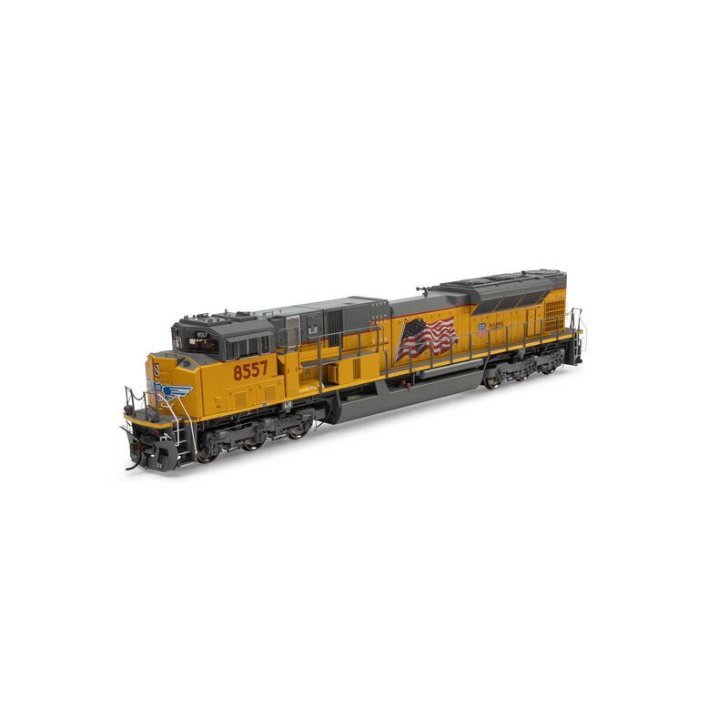 HO EMD SD90MAC-H Ph2 Locomotive, with DCC & Sound, UP 'Flag' Legendary Liveries #8557
