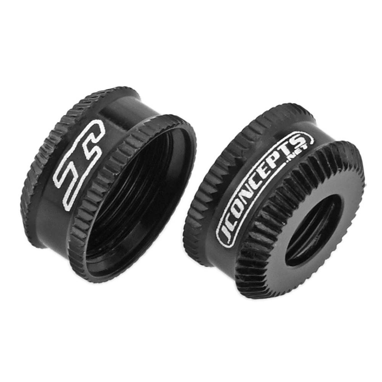 Fin VCS Shock Bottom Cap, Black (2)