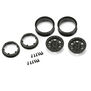 1/10 Impulse Front/Rear 1.9" 12mm Rock Crawler Wheels (2) Black