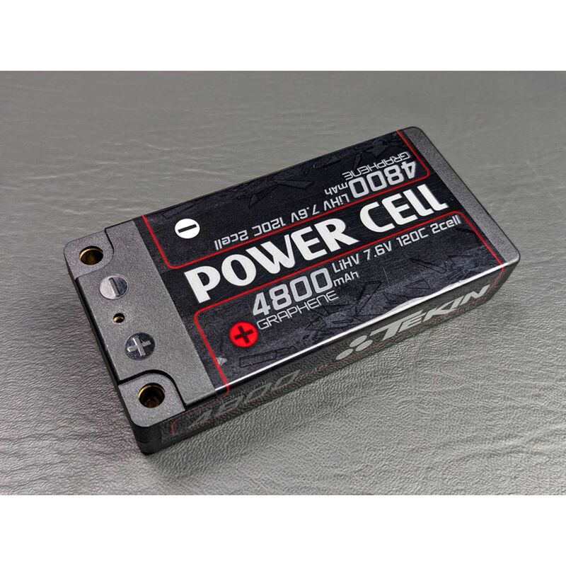 7.6V 4800mAh 2S 140C Shorty LCG LiHV Battery: 5mm bullets