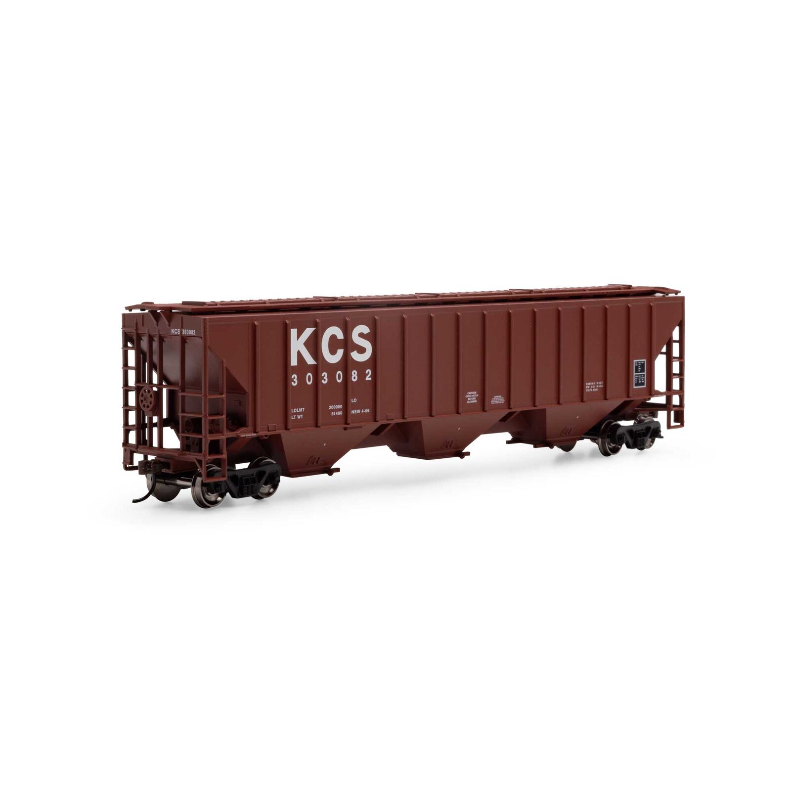 HO PS4740 Covered Hopper, KCS #303082