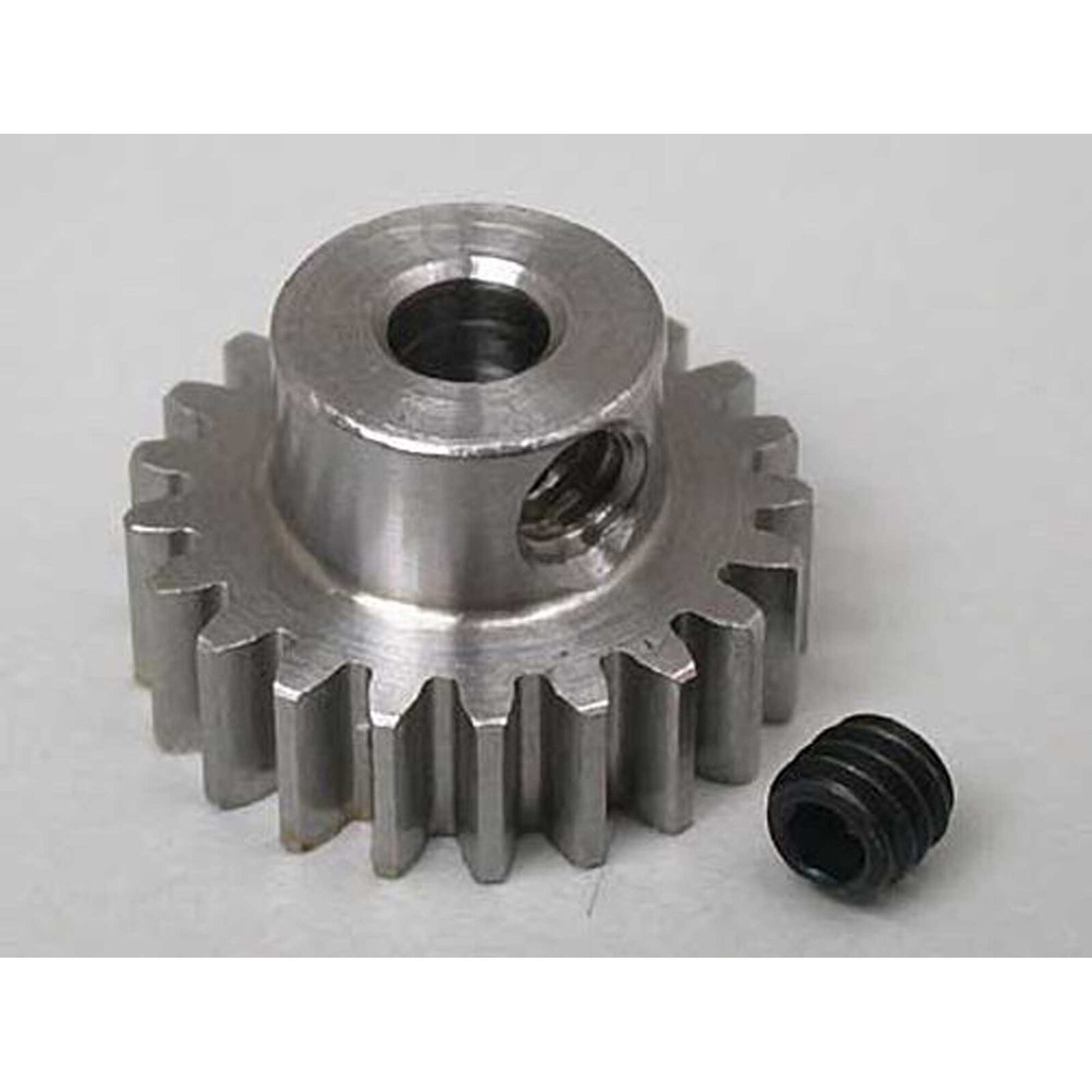 Steel Alloy Motor Pinion Gear 1/8"/.6 Mod, 21T