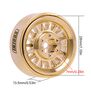 INJORA W1109 1.0" Plus Brass -3.75mm Offset Beadlock Rock Crawler Wheels (4)