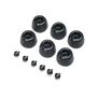 Rubber Lean Bar Wheels & Stops (6): PM-SM/MX