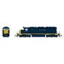 HO EMD SD40 Locomotive, C&O 7455, Blue / Yellow