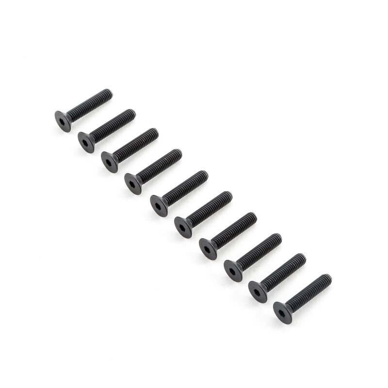 Flat Head Screws M5x25mm (10)