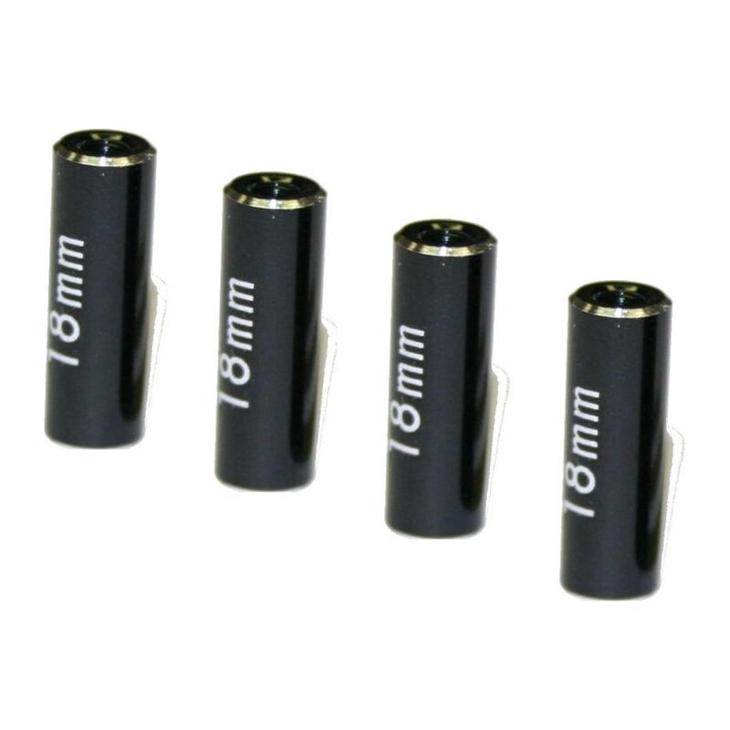 Aluminum Standoff Post Link 6x18mm with M3 Threads (4)