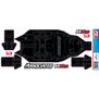 Factory Team Printed +3mm Chassis Protective Sheet, 1/10 Team Associated RC10B6.4