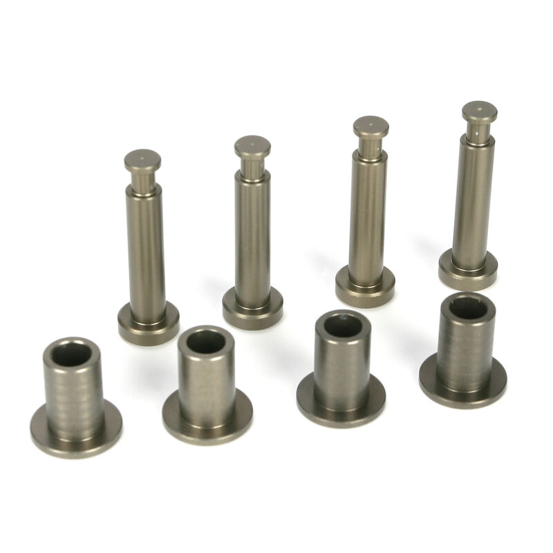 Front King Pins & Arm Bushings, Aluminum 5IVE-T, MINI WRC