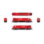 N GE ES44AC Locomotive with DCC & Sound, CP 9357, Action Red