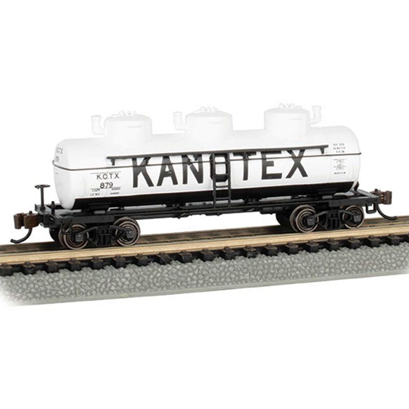 N SCALE 3 Dome Tank Car Kanotex #879
