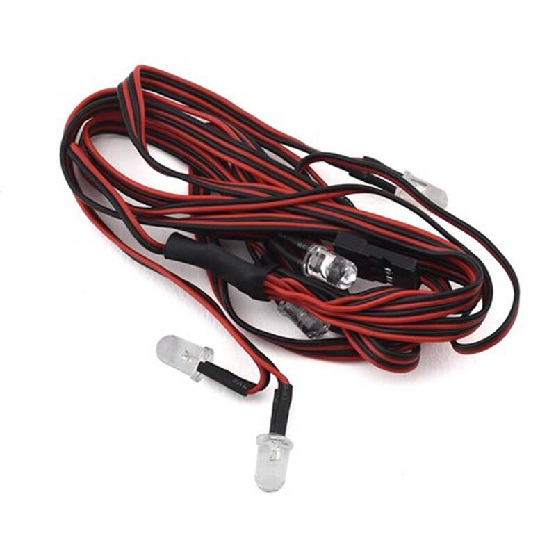 LED Light Set 5mm, Single White Dual Red