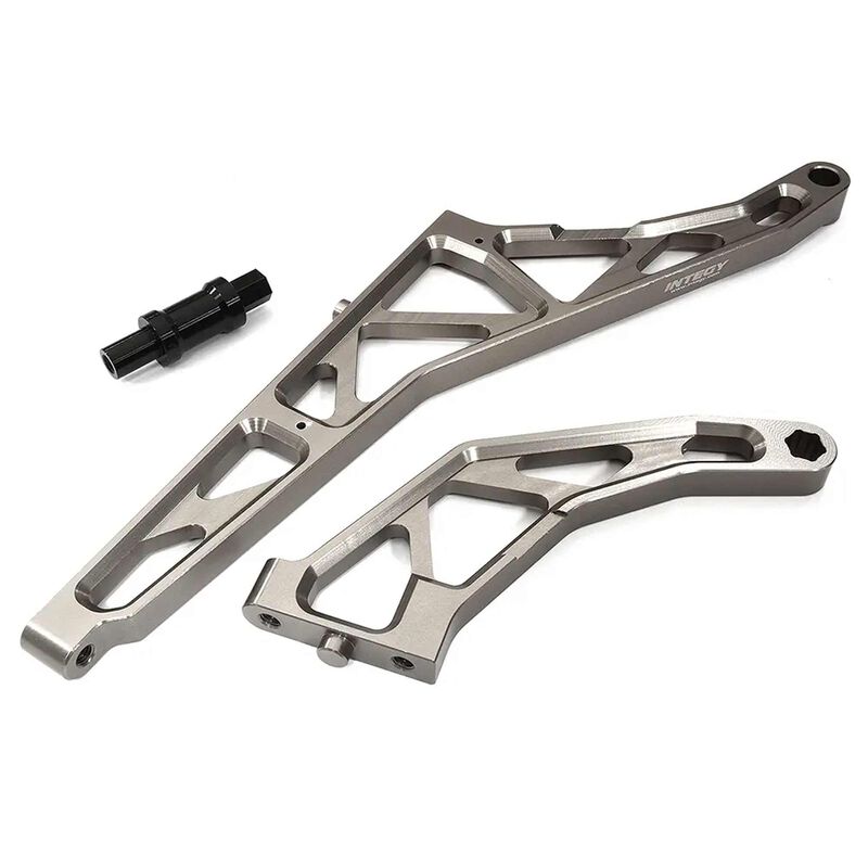 Billet Machined Rear Chassis Braces (2): Losi DBXL-E 2.0
