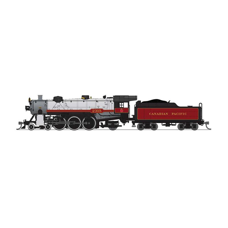 N Light Pacific 4-6-2 Steam Locomotive, CP 2315, Maroon Gray, with Paragon4