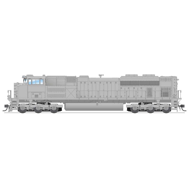 HO EMD SD70ACe Locomotive, Unpainted High Headlight