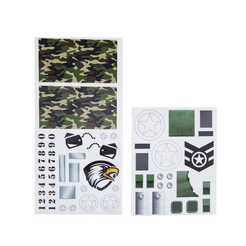 Boy Scouts of America Pinewood Derby Car Tank Decals