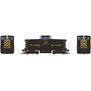 HO GE 44 Tonner Switcher Locomotive with DCC & Sound, RGS Black / Yellow #40