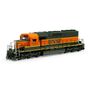 HO SD40-2 Locomotive with DCC & Sound, BNSF / Rebuilt #7333