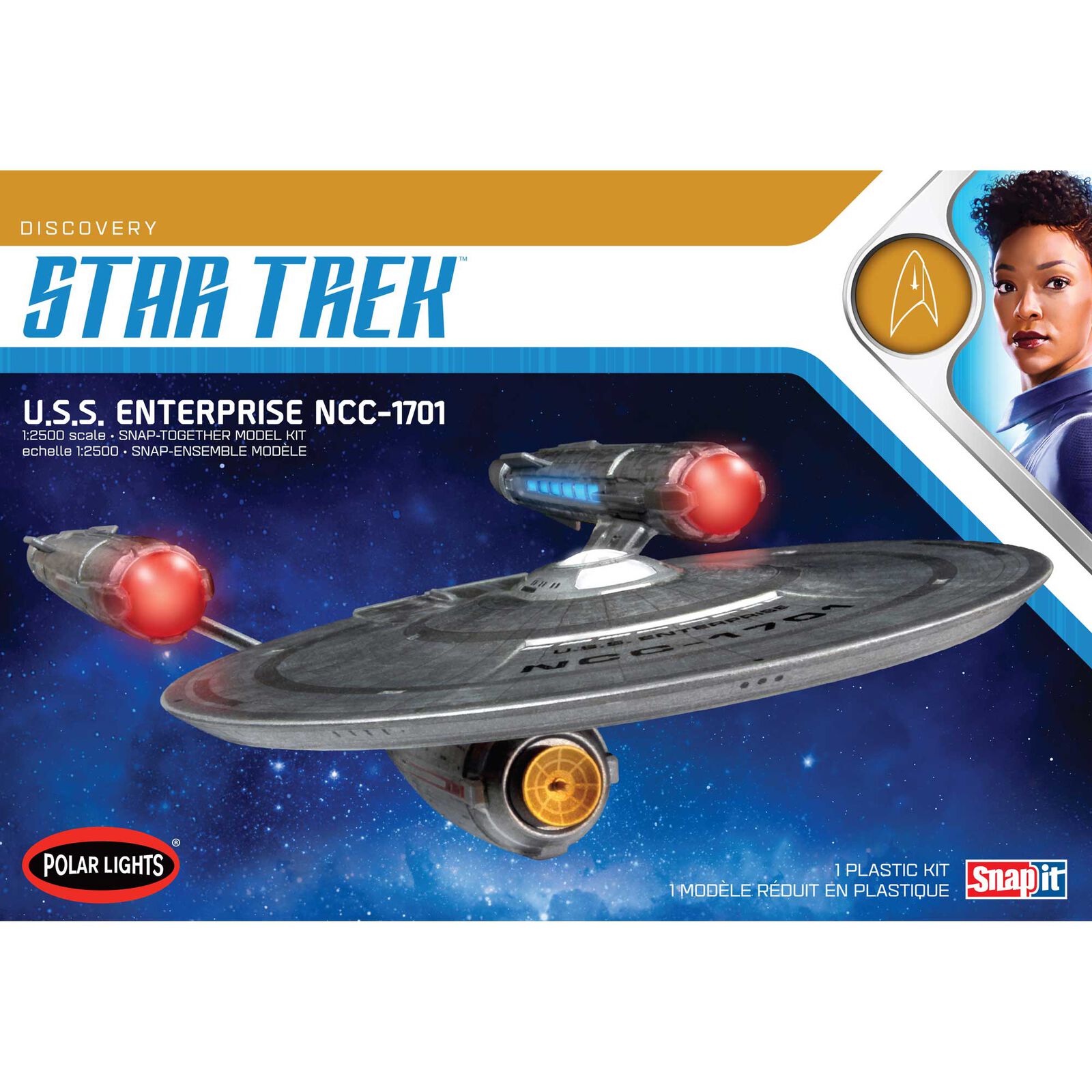 1/2500 Star Trek Discovery USS Enterprise Snap