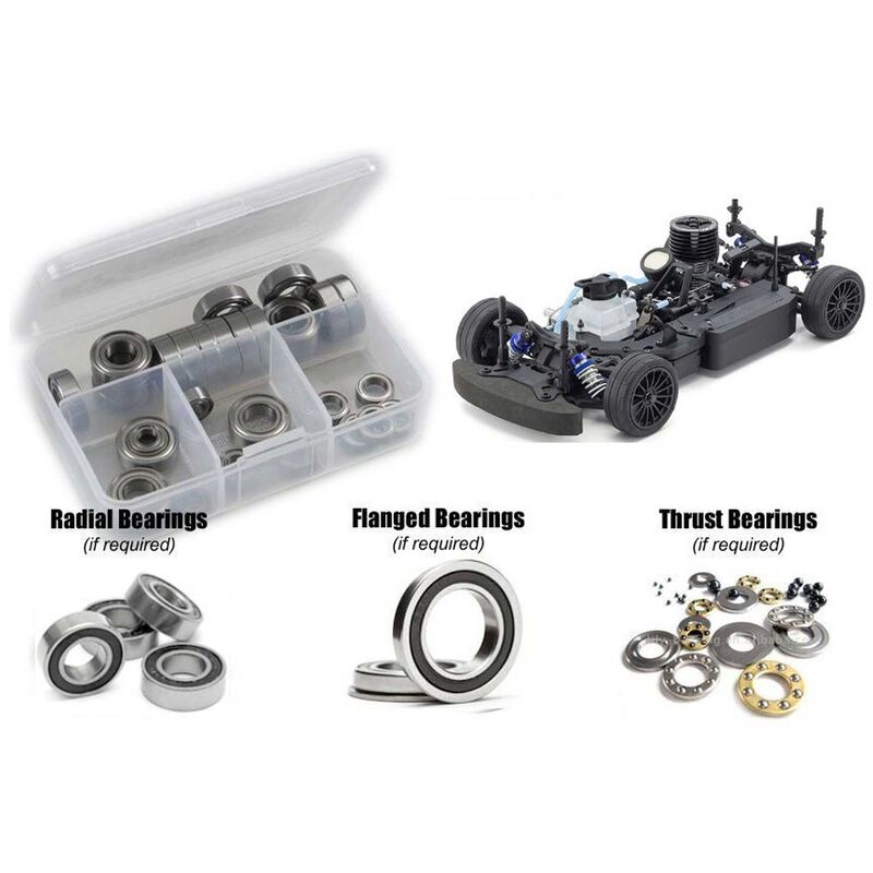 Rubber Shielded Bearing Kit, 1/10 Kyosho FW-06 Nitro