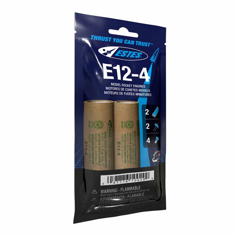 E12-4 24mm Model Rocket Engines (2)