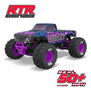 1/10 QUAKE 223S DSC 2WD RTR Brushless Monster Truck, Purple