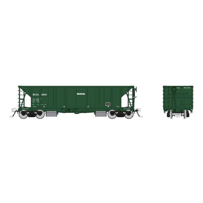 HO NSC Ballast Car: BC Rail - Late: Single Car