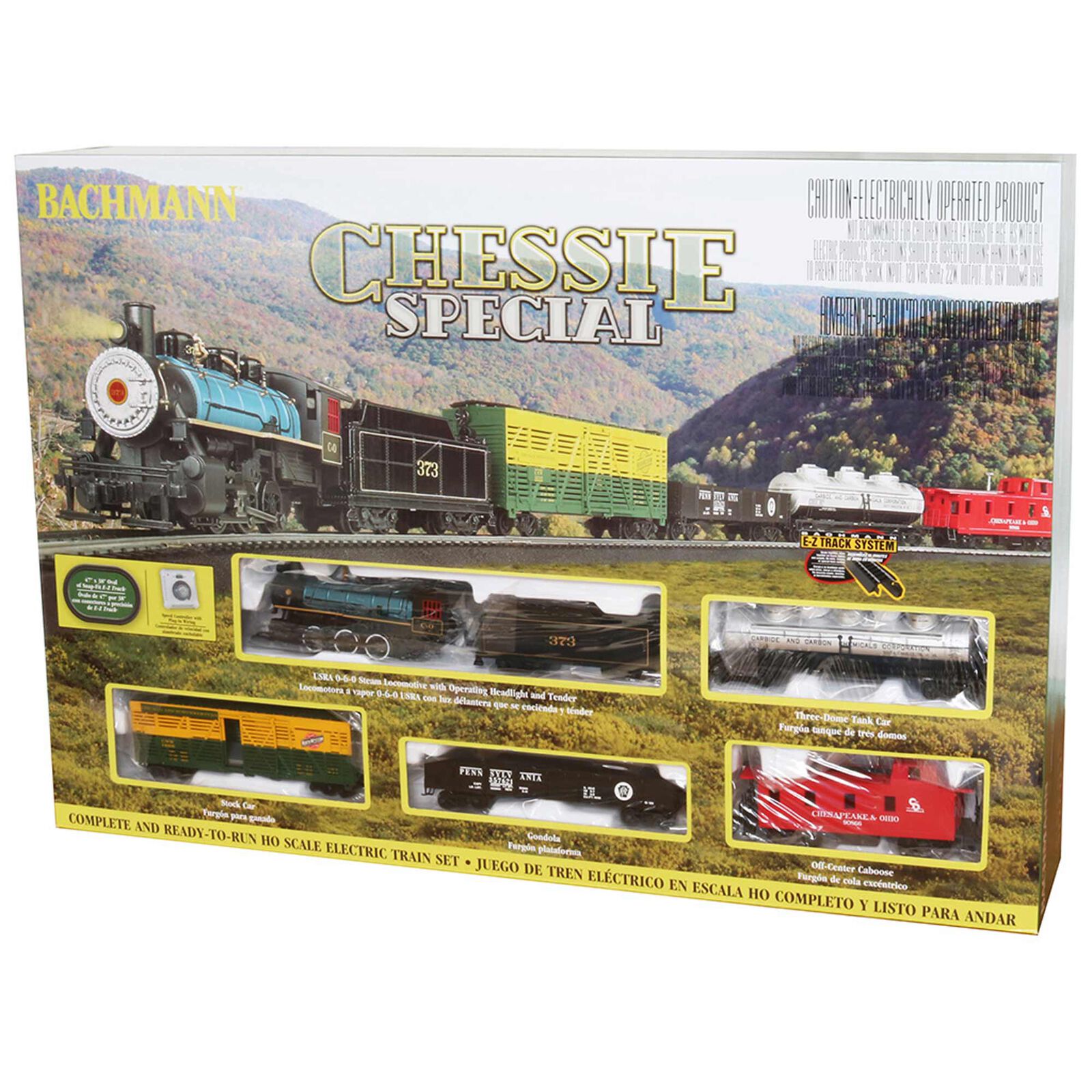 Bachmann Industries HO Chessie Special Train Set