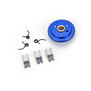 Clutch Conversion 3 Piece 7075, Blue: Traxxas Revo 3.3