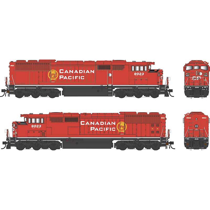 HO GMD SD40-2f Locomotive with DCC & Sound, CPR 9023