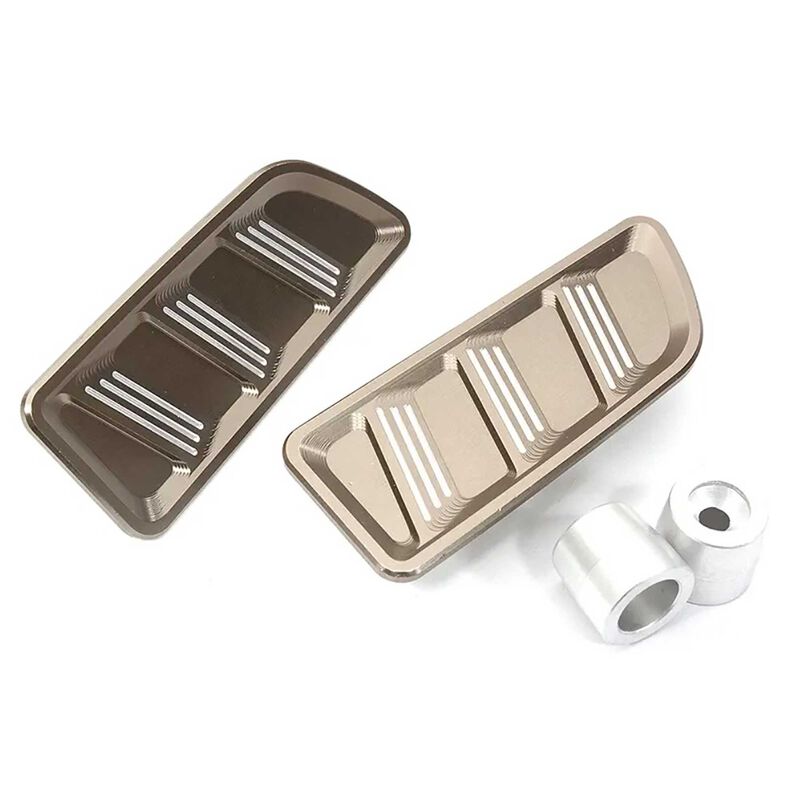 Billet Machined FR Hood Vents: Axial SCX6 Jeep JLU