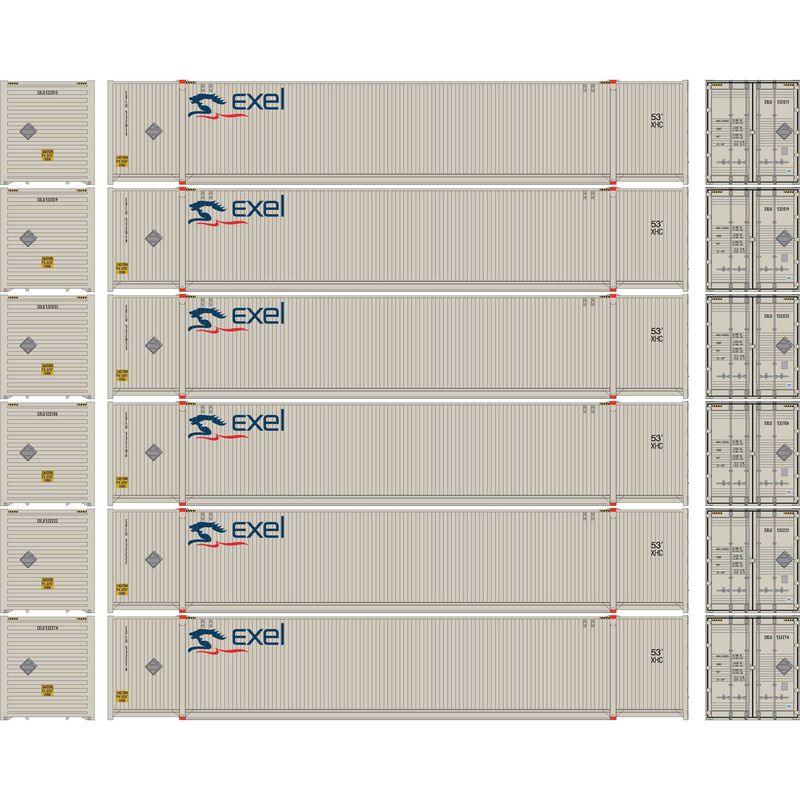 N 53' CIMC Container, Exel EXLU #2 (6)