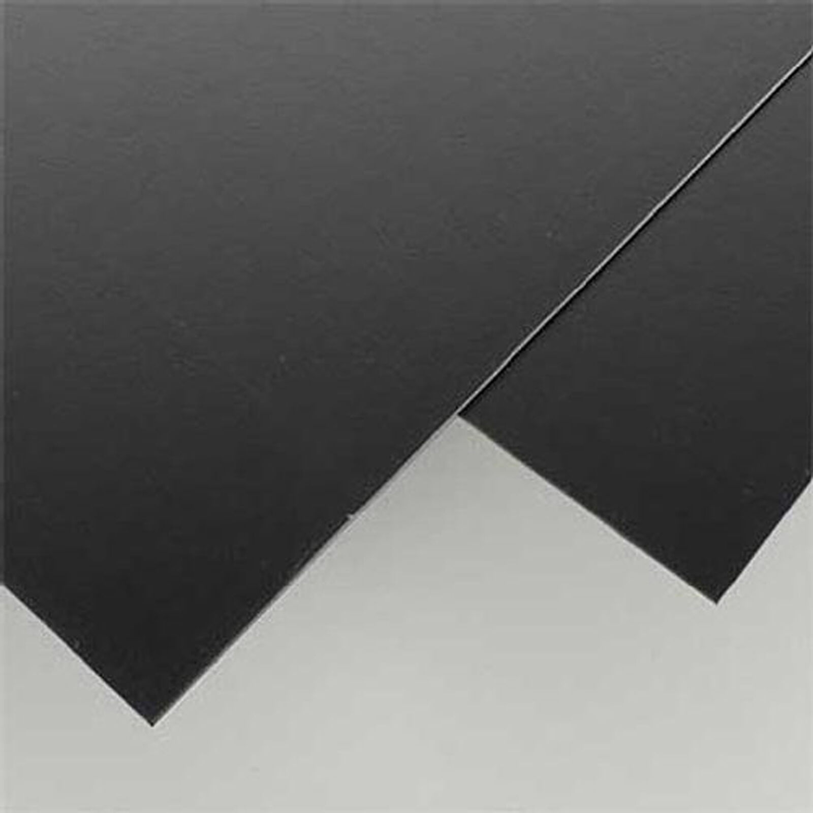 Black Styrene Sheets, .06x8x21" (2)
