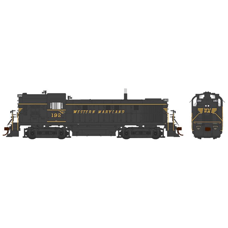 HO RS3 WM Hammerhead Speed Letter Locomotive #192