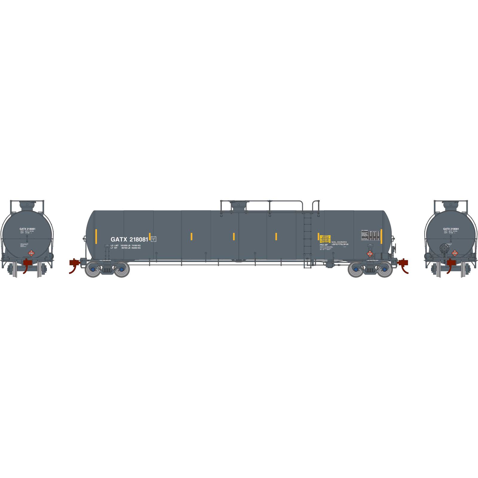 HO 33,900-Gallon LPG Tank, GATX #218081