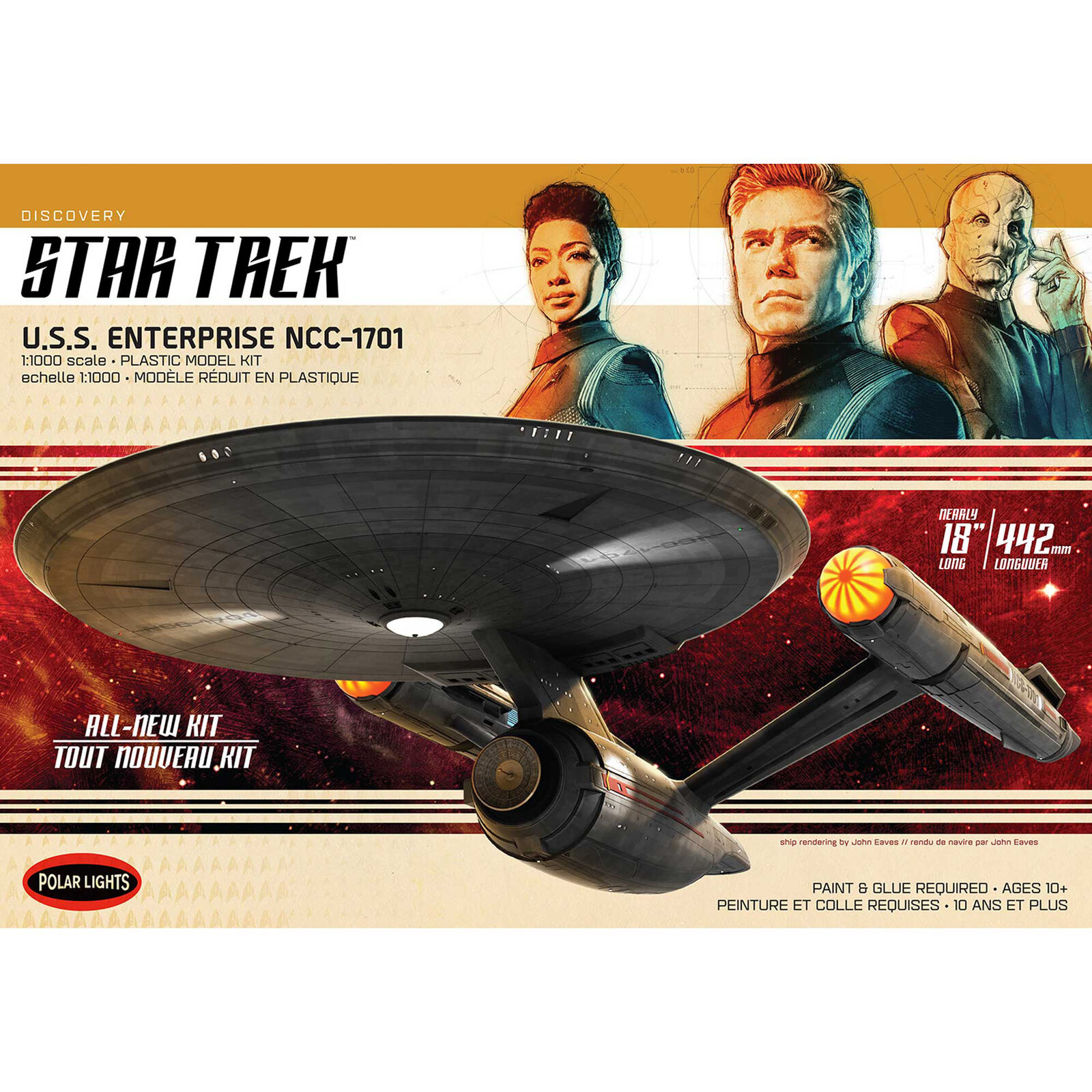 1/1000 Star Trek Discovery U.S.S. Enterprise