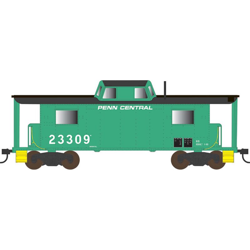 HO N8 Caboose, Penn Central #23309