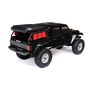 1/24 SCX24 Jeep JT Gladiator 4X4 RTR Brushed Rock Crawler (Battery & Charger Included), Black