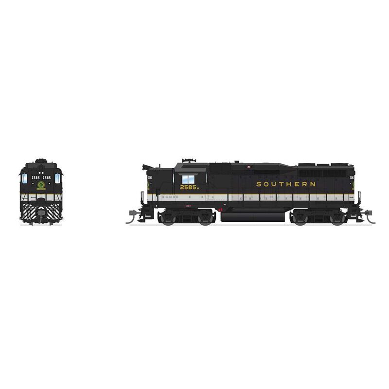 HO EMD GP30 Locomotive, SOU 2585, Tuxedo Scheme