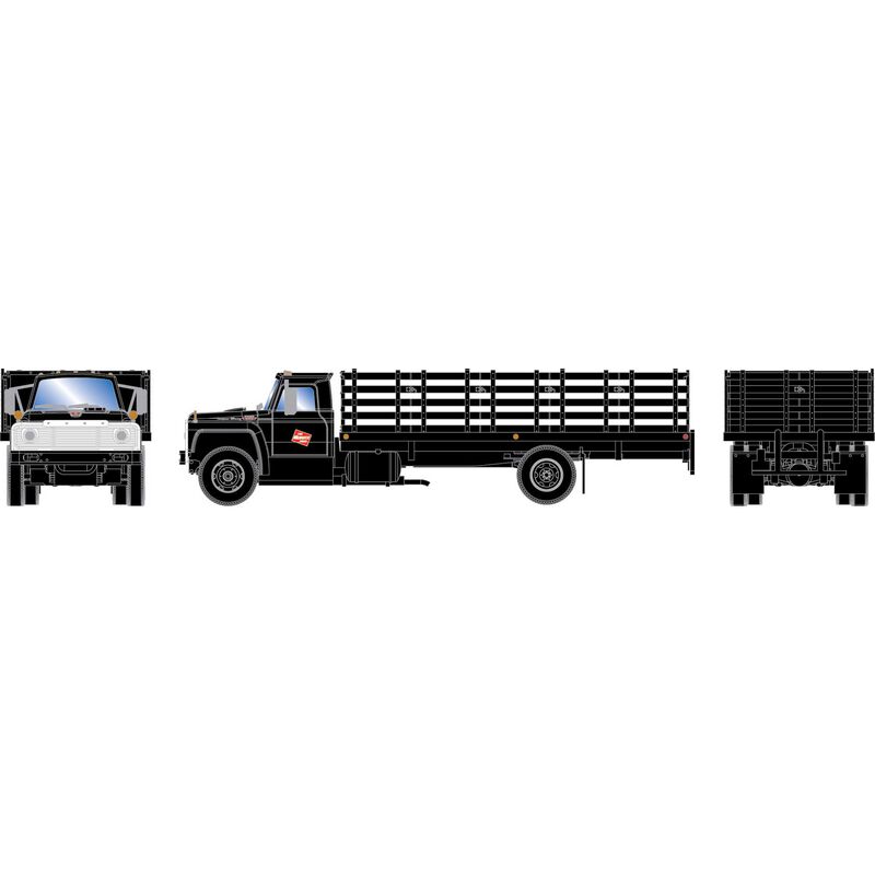 HO RTR Ford F-850 Stakebed Truck, MILW