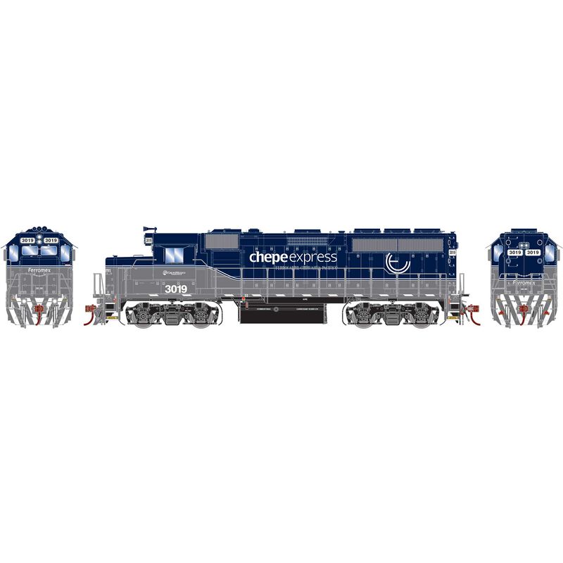HO GP40-2, FCP #3019