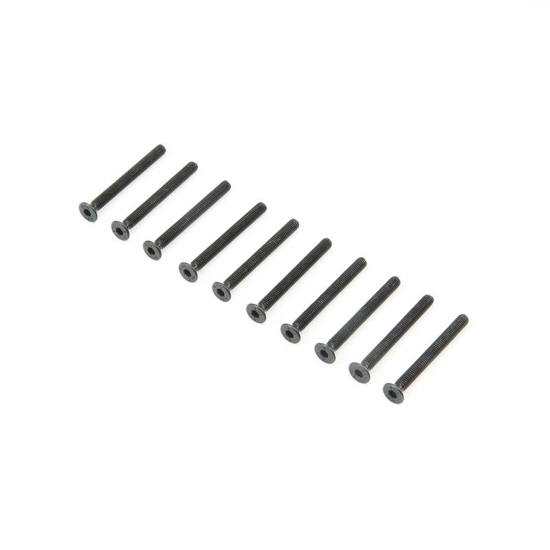 Flat Head Screws M3 x 30mm (10)