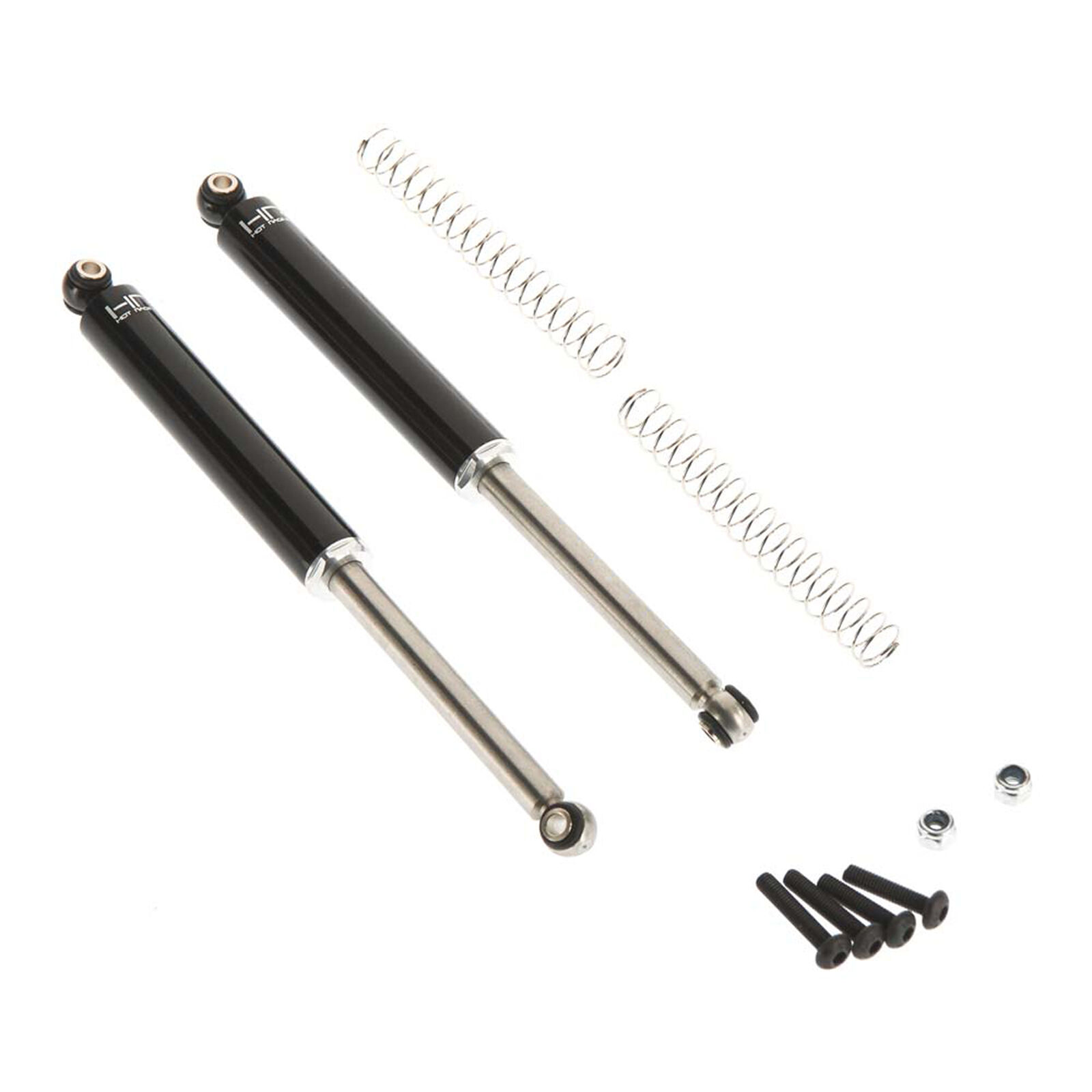 Alum Black Internal Spring Air Shocks 125mm