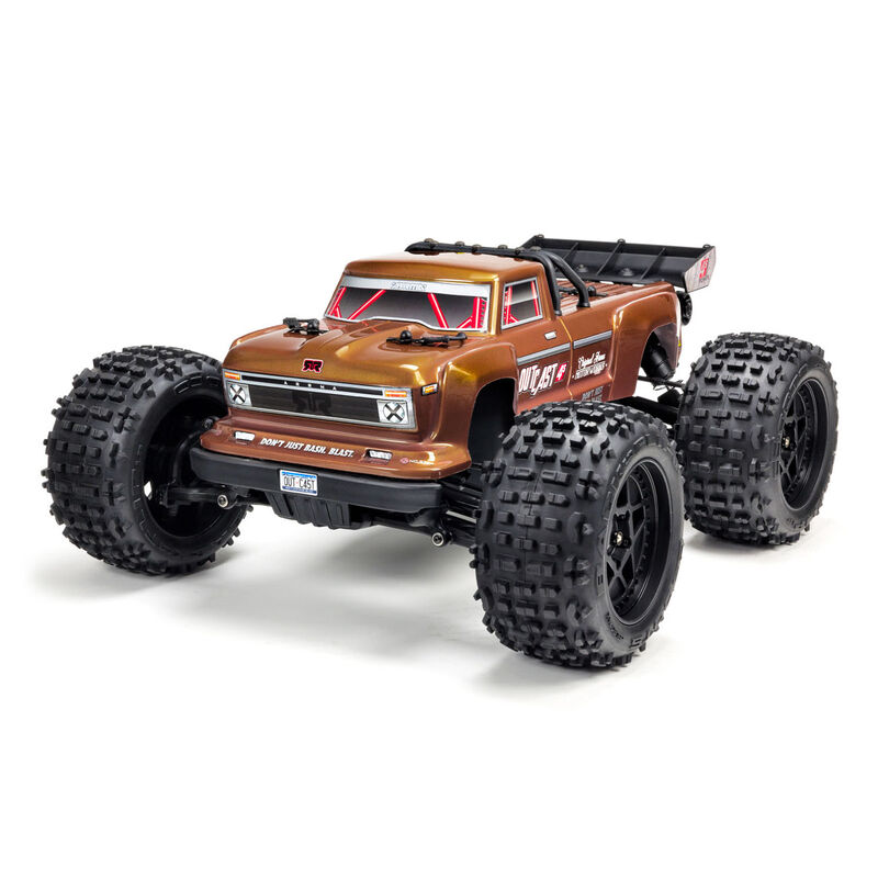 1/10 OUTCAST 4S 4X4 RTR Brushless Stunt Truck, Bronze