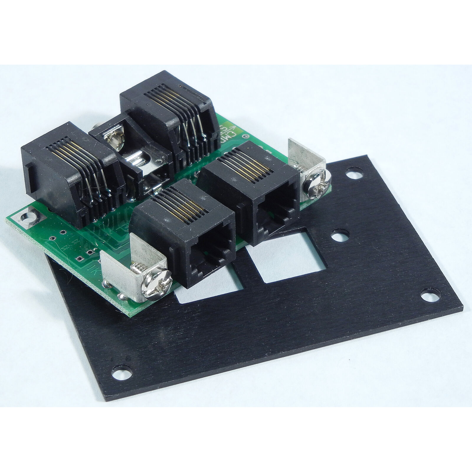 Cab Bus Fascia Panel 4 RJ12 Jacks