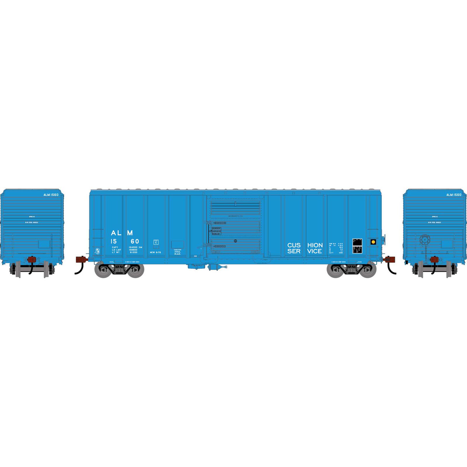 HO 50' PS 5344 Box Car, ALM #1560