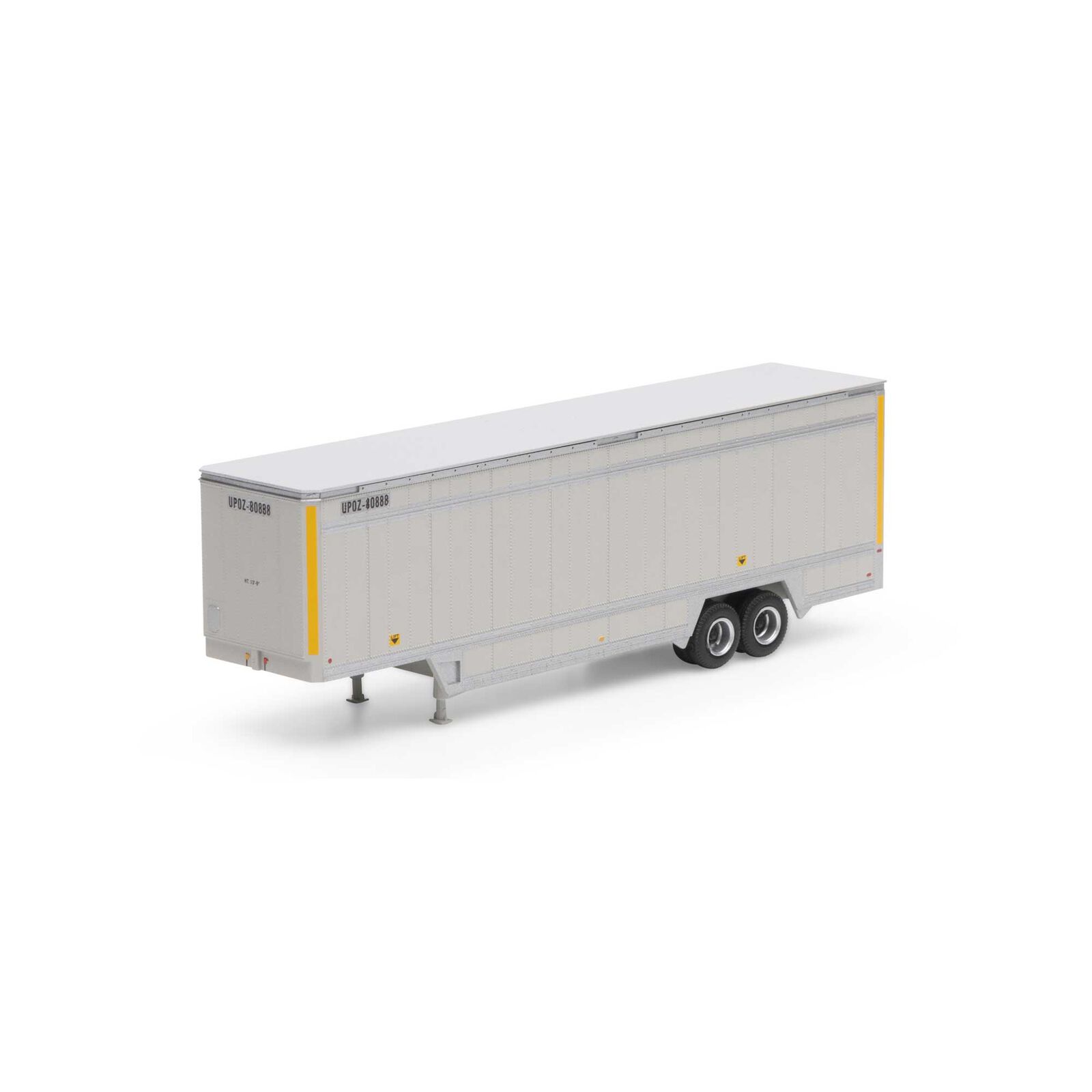 HO RTR 40' DropSill Parcel Trailer, UPS/Yellow80888